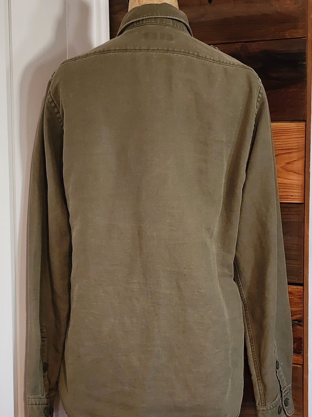 Express Olive Green Military-Style Field Jacket - Picture 2 of 10